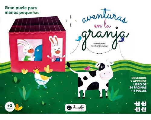 Aventuras En La Granja - Juanito - Libro + 4 Puzles