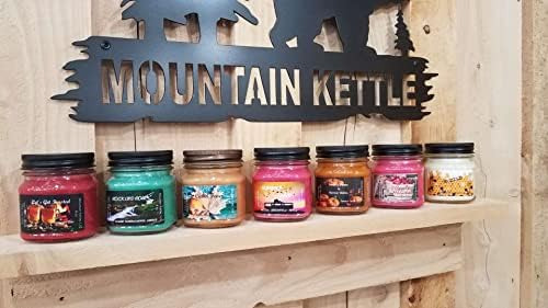 Vela De Jarra De Cera De Hervidor De Cera De Montaña Con Pan
