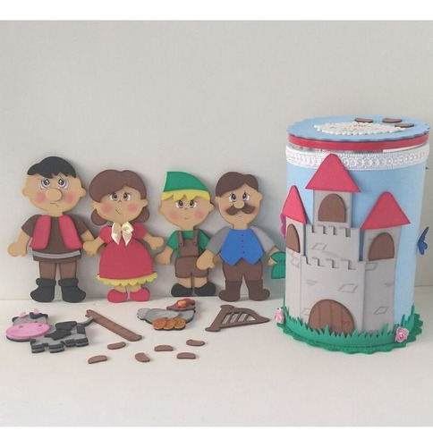 Latas De História Em E.v.a - João E O Pé De Feijão