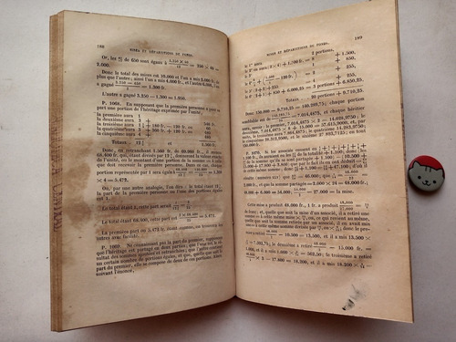 Libro Arithmétique Gremillet 116b9