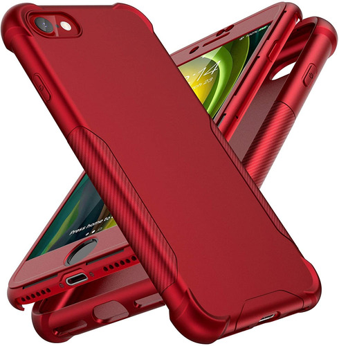 Funda Roja Para iPhone SE 2020