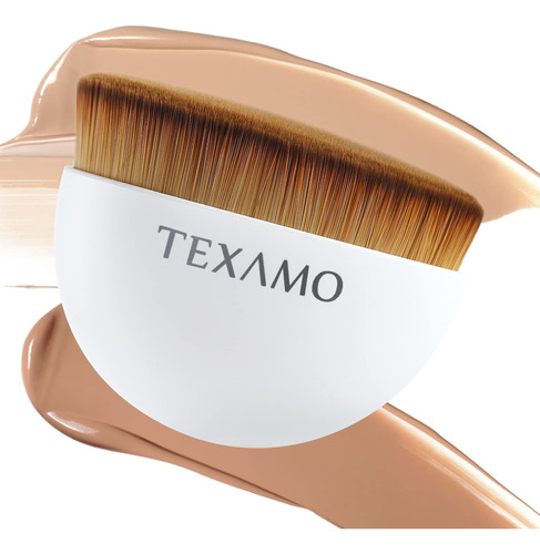 Texamo Kabuki - Brocha Para Base De Maquillaje Kabuki, Semie