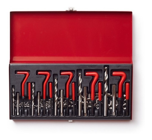 Kit Reparador Roscas Insertos Machos Mechas X 131 Pzs Bremen Cod. 6655 Dgm