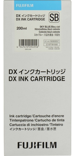 Cartucho Tinta Vividia Para Fuji Frontier Dx-100 Celeste