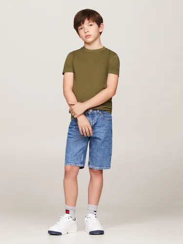 Camiseta Verde Essential De Cuello Redondo Tommy Hilfiger