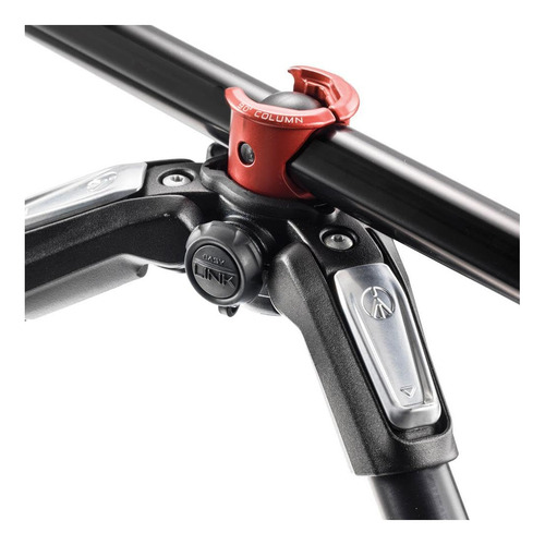 Tripé Manfrotto Mt190xpro4 De Alumínio De 4 Seções, Preto