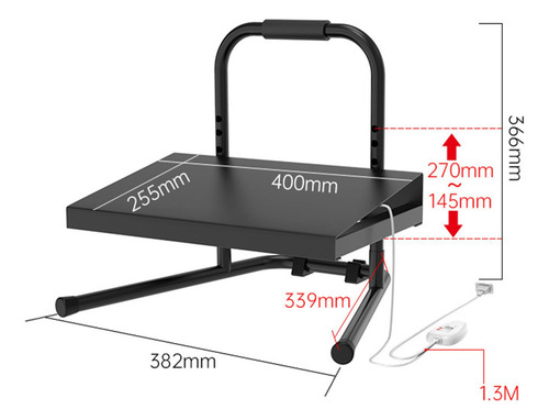 Reposapiés Ergonómico Para Taburete Para Pies Calentado