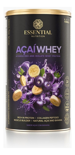 Açai Whey 360g - Com Açaí Puro Orgânico - Essential