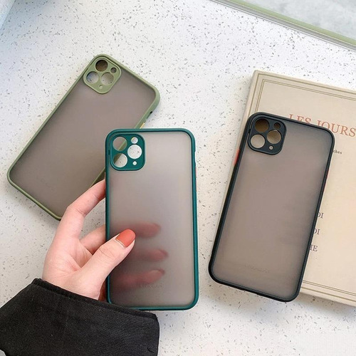 Funda iPhone Frost Protector Camara Case Rigido Hombre Mujer