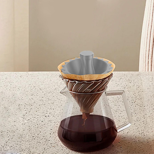 Filtro De Café Cono Dripper Portable Reutilizable, Gris