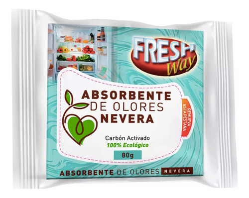 Eliminador De Olores Para Nevera Carbono Activado Frescor