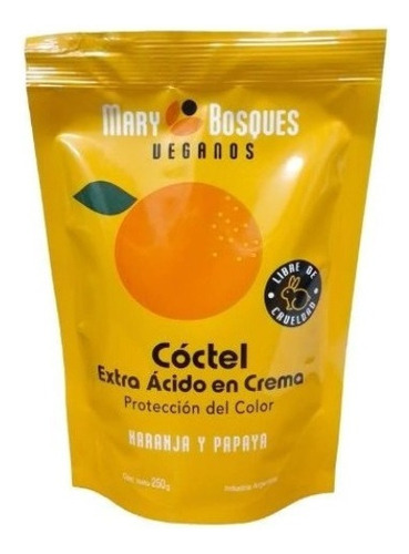 Mary Bosques Coctel Extra Acido Naranja Y Papaya Vegano 250g