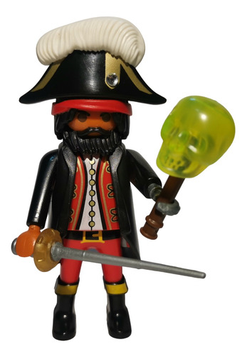 Playmobil Serie 2 Nene Pirata Con Calavera Piratas Corsario 