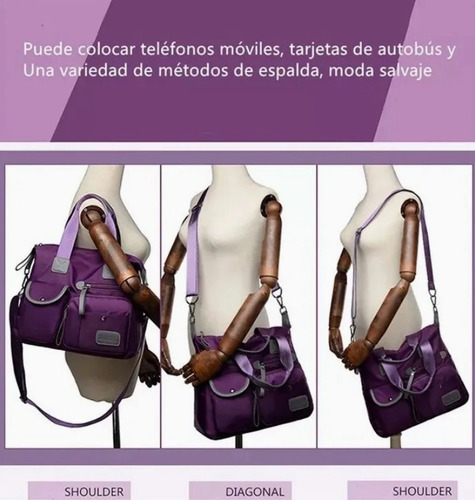 Mochila Impermeable Antirrobo Ideal Para Viaje, Para Mujer