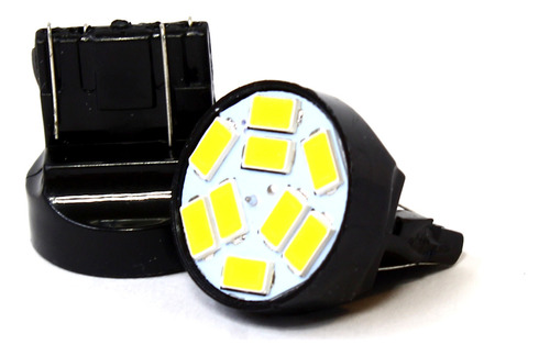 Foco De Led 7743 9smd 12v Ambar Fijo Ds