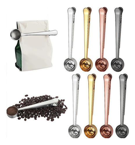 Cuchara De Café De Acero Inoxidable De 8 Piezas