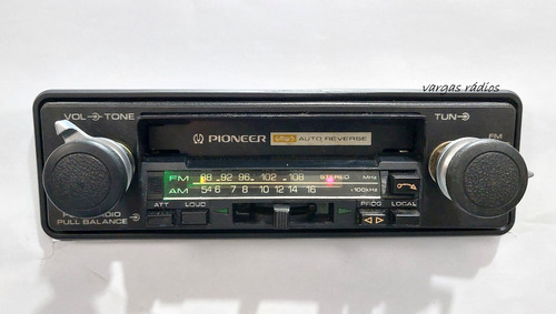 Radio Toca Fitas Pioneer Kp-4205 Old School  Auto Reverse 