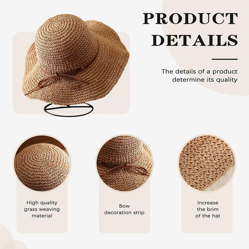 Sombreros De Paja For Mujer, Sombreros De Playa, Protección