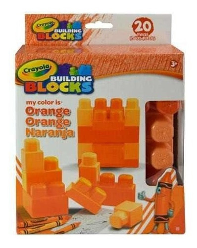 Lego Crayola Construye Con Bloques Naranjas Pinta 20 Piezas