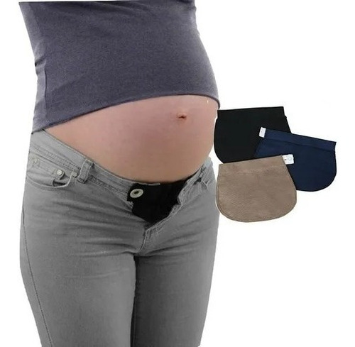 Pack 3 Extensores Pantalón Bandas Para Embarazo Maternidad T
