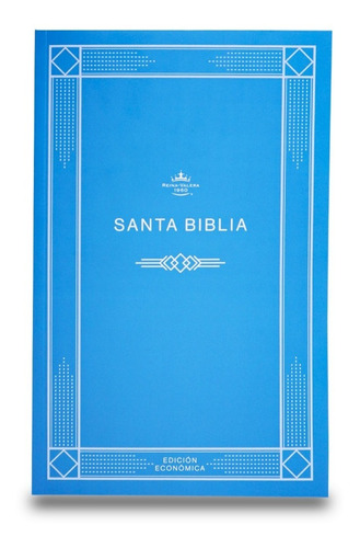 Biblia Holman Economica Reina Valera1960 Pasta Rustica Azul 