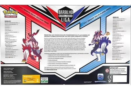 Box Cartas Pokémon Batalha de Liga Urshifu VMAX - Copag