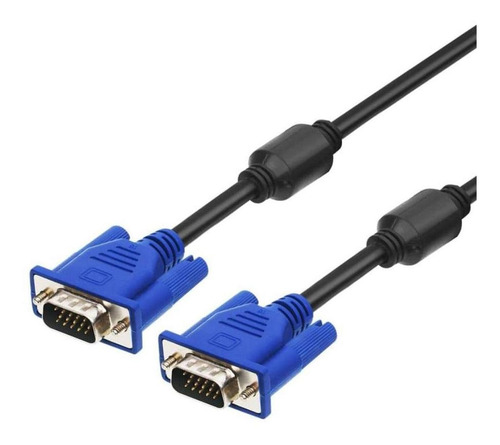 Cable Vga De 1.5 Mts Con Doble Filtro X 6 Unidades