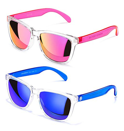 Gafas De Sol Para Mujer Uv400 Espejadas, Apto Para Exteriore