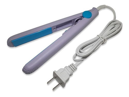 Mini Plancha Eléctrica Viajera Para Cabello Diseño Portátil