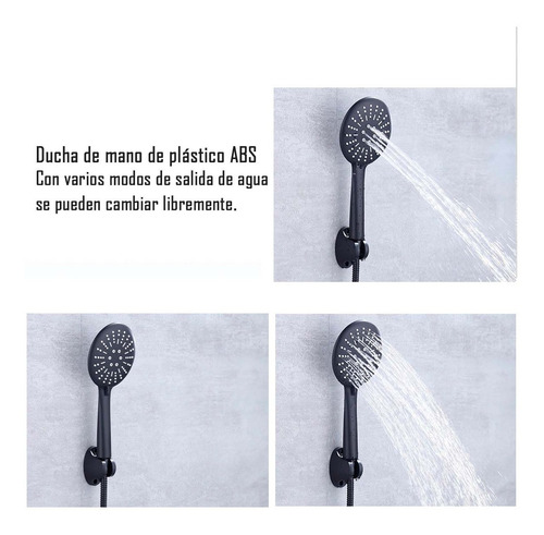 Set Llave Grifería Baño Ducha Mas Tina Monomando 3 En 1