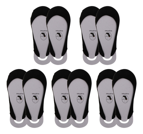5 Pares De Calcetines De Verano De Algodón Para Verano Con F