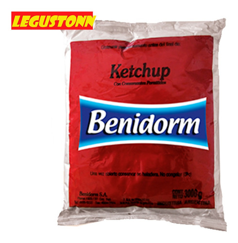 Salsa Ketchup Promo X 3 Kg Aderezo - Legustonn Tu Solución