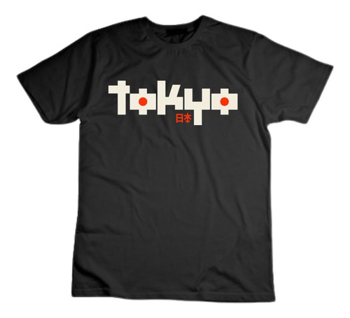 Franela Letras Tokio Japón Unisex 