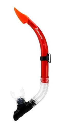 Imagen 3 de 3 de Combo Set Aqua-zone Adulto Visor & Snorkel Rojo