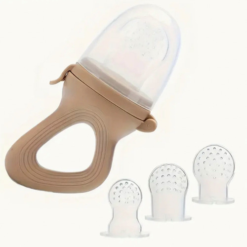 Chupete Frutal Silicona Bpa Free, Libre De Pvc Y Ftalatos Marrón