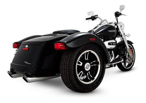 Vance & Hines Twin Slash Round Slip Ons Para Freewheeler