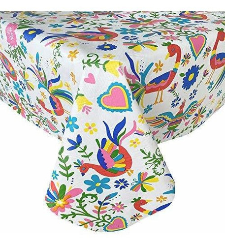Mantel Con Diseño De Cinco De Mayo Para Interiores Multicolor Liso