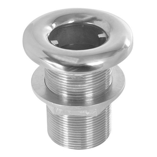 Toma De Agua 1.1/2 PuLG  38mm  Acero Inox - Pasa Casco Barco