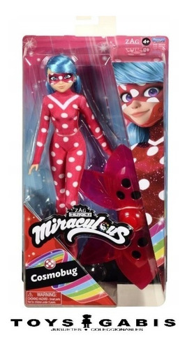 Miraculous Ladybug Set Con 6 Muñecas Lady Dragon, Cosmobug +