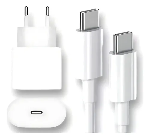 Carregador Turbo 25w + Cabo Usb-c Para iPhone 15 16, LG, MOTOROLA...