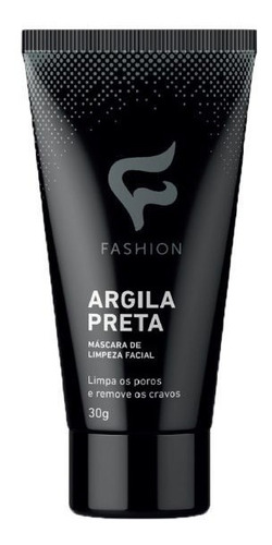 Kit 12 Máscara Limpeza Facial Argila Preta Fashion Atacado