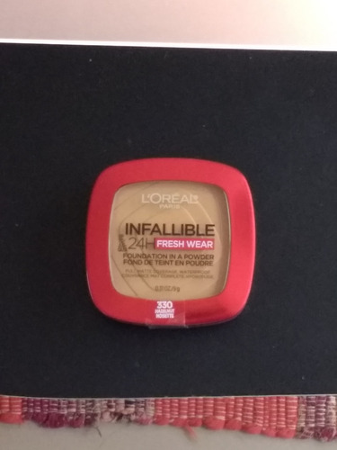 Polvo Maquillaje Loréal Infallible 24h Color 330 Hazelnut