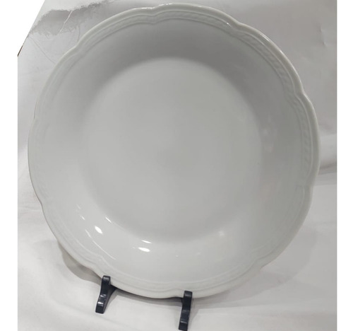 Plato Playo Porcelana 25 Cm - Tsuji Renacimiento (sin Sello)