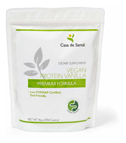 Bajo Fodmap Protena En Polvo Y Batido, Vegano, Sin Gluten, S