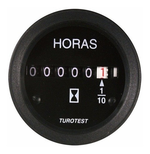 Horimetro Universal Bivolt 12v 24v 52mm Novo Tu300285