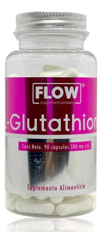 Glutathion 90 Cápsulas De 500 Mg - Flow Sabor Sin Sabor