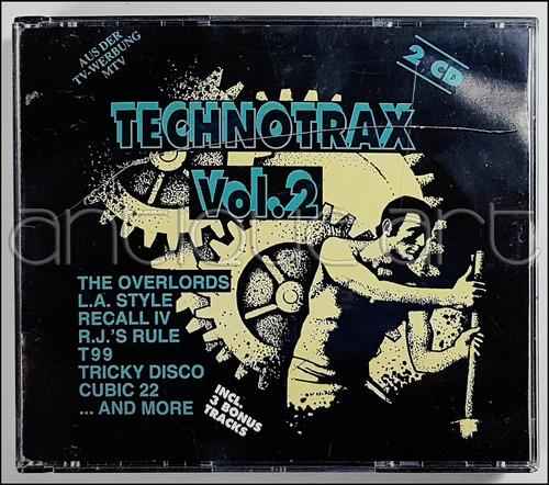 A64 2 Cd Techno Trax Vol 2 ©1991 Zyx Germany Techno Industry