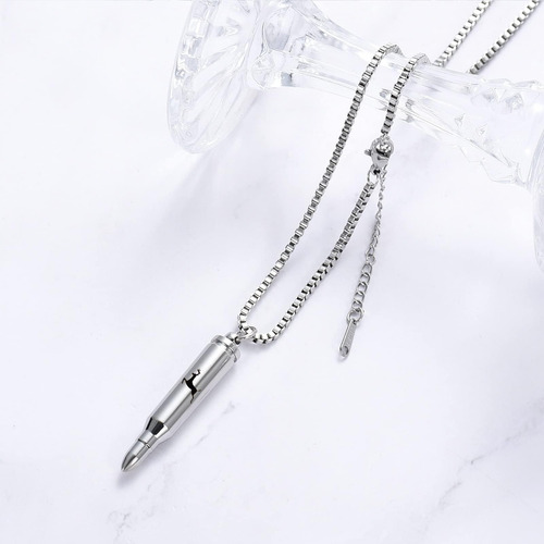 Xsmzb Collares De Urna Para Cenizas Con Forma De Bala, De De