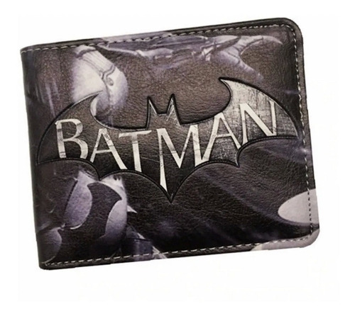 Carteira Do Batman Original Masculina Slim Preta Pequena 