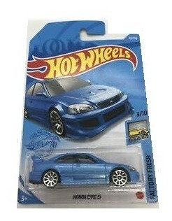 Honda Civic Si Hot Wheels Azul